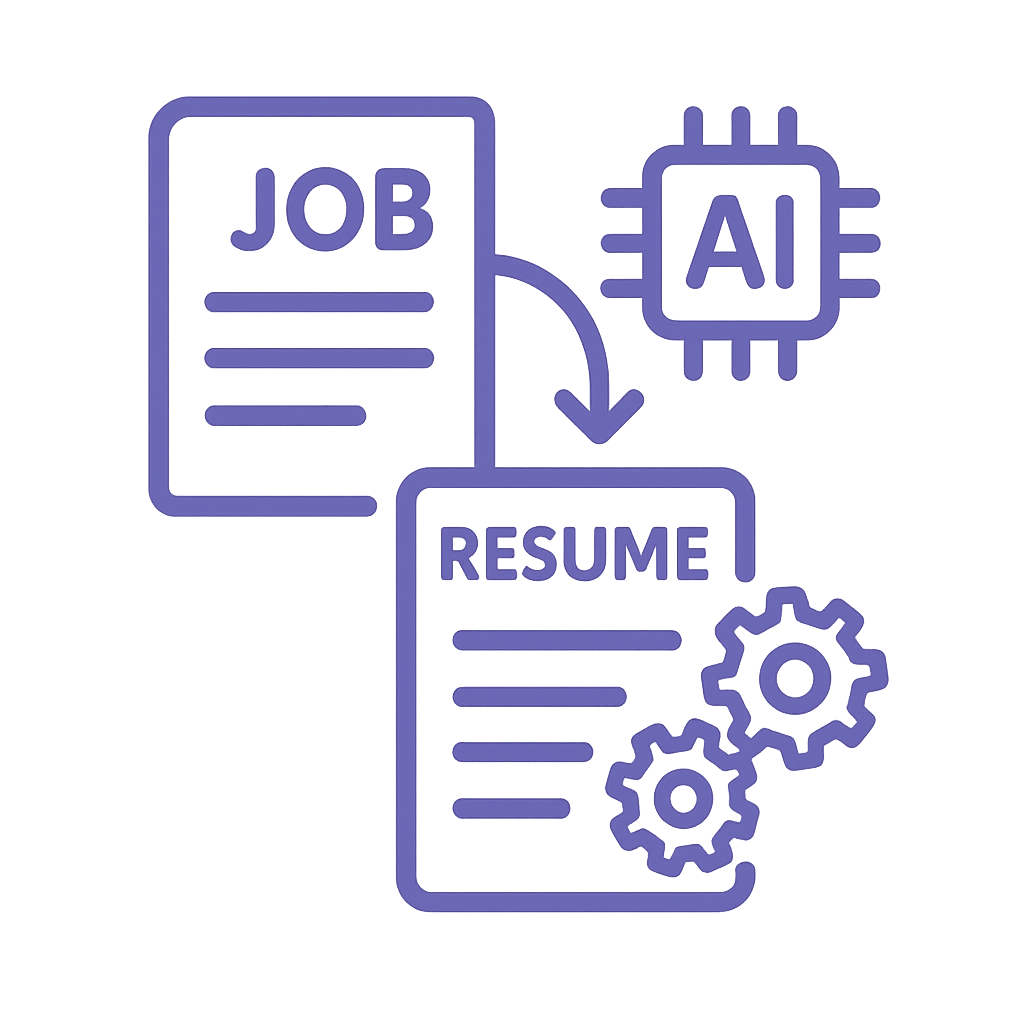 AI-generated resumes tailored to each job